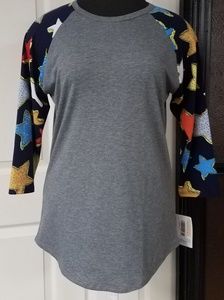⭐️4x for $20 NWT LuLaRoe Randy Baseball TShirt Stars